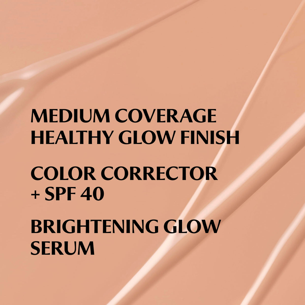 IT Cosmetics texture swatches of CC+ Nude Glow showing smooth, hydrating finish