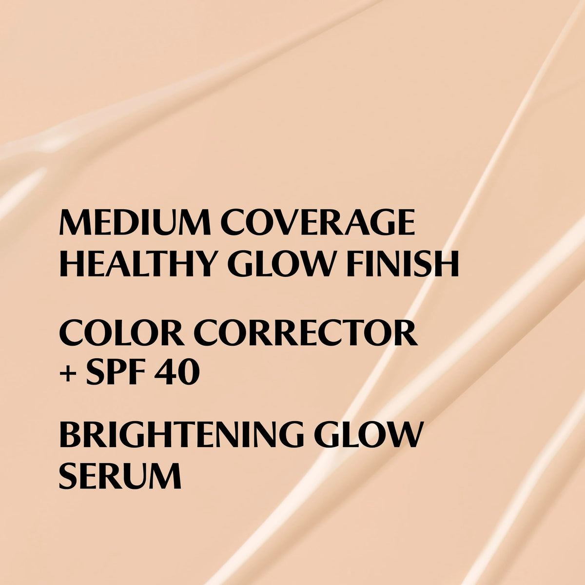 IT Cosmetics creamy texture swirl highlighting smooth blendability