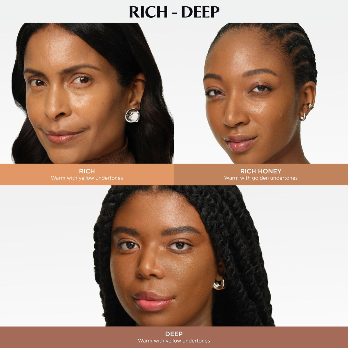 IT Cosmetics close-up of light-reflecting pigments revealing soft glow effect