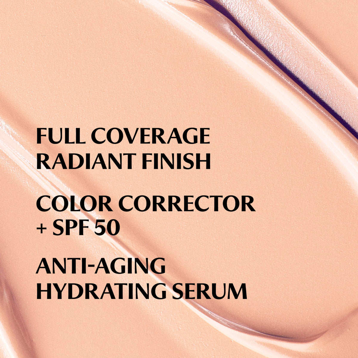 IT Cosmetics cream texture close-up showing hydrating formula and smooth blendability benefit