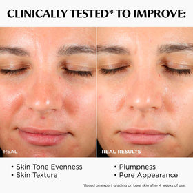 IT Cosmetics bottle next to ruler showing 1.08 fl oz size for scale
