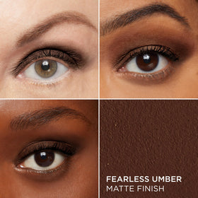 IT Cosmetics Fearless Umber with cap off revealing creamy tip, glide-on application benefit