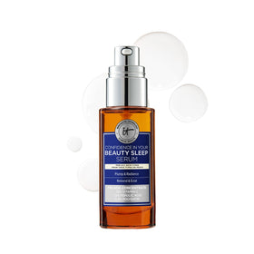 IT Cosmetics front packaging of serum showing bottle and label benefits