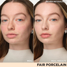 IT Cosmetics pump dispensing the lightweight Nude Glow texture for easy application