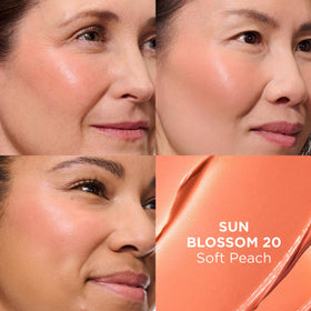 IT Cosmetics Sun Blossom open tube close-up of creamy texture demonstrating blendability