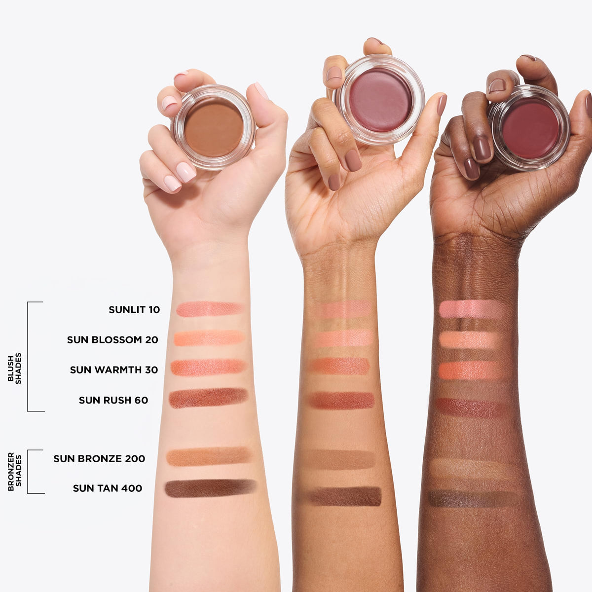 IT Cosmetics Sunlit worn outdoors on face showing sun-kissed glow benefit