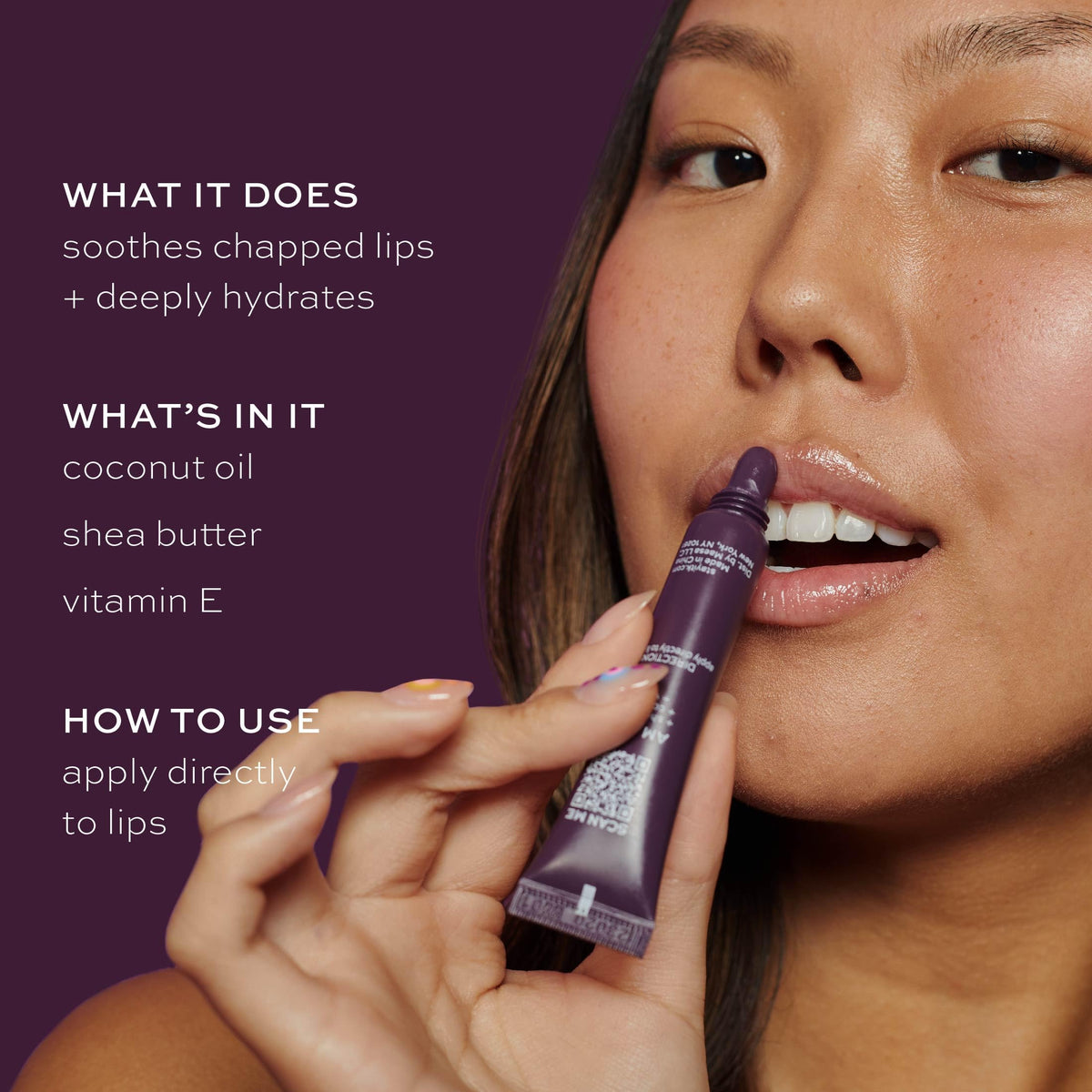 ITK under-eye stick being applied to reduce puffiness and cool skin