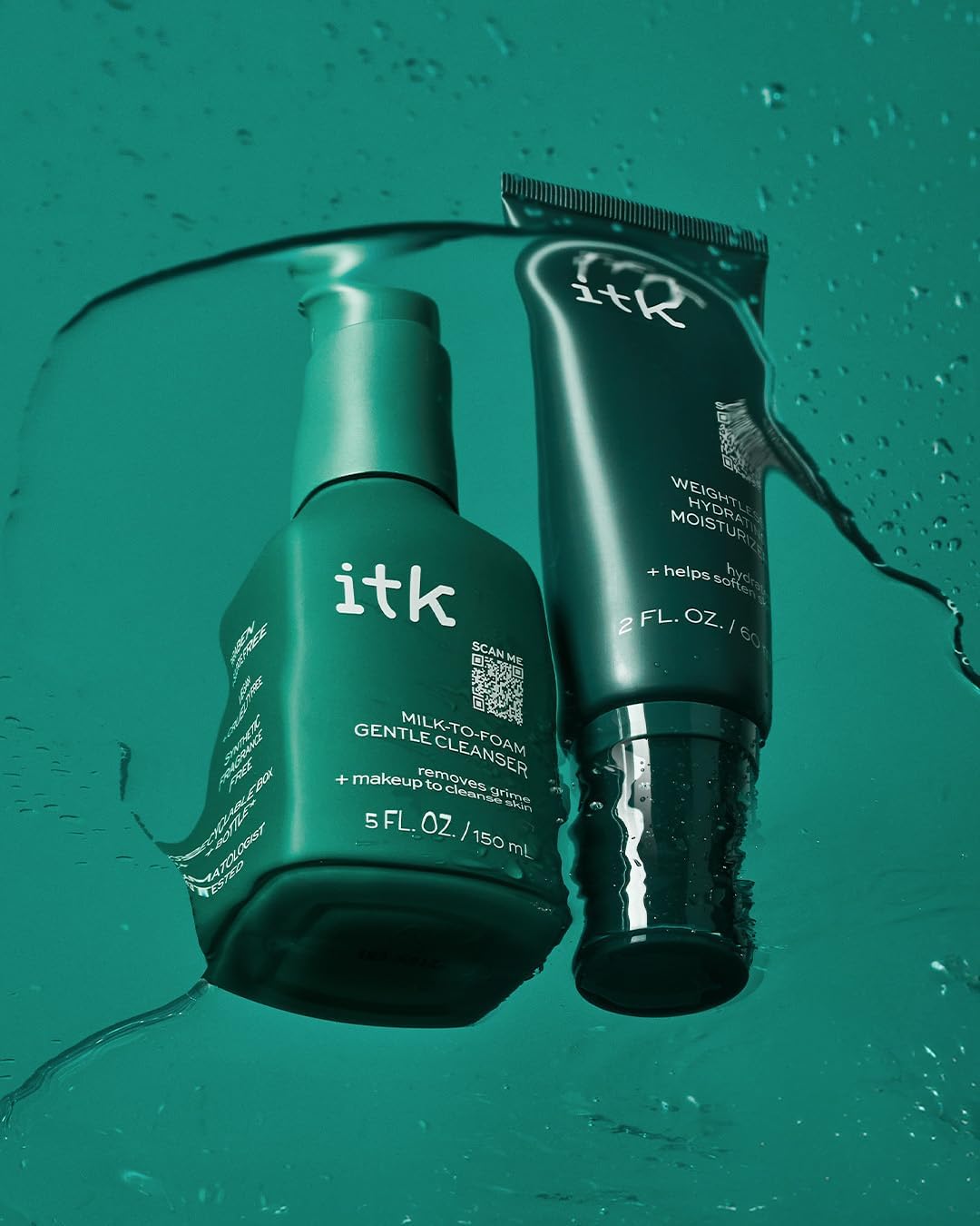 ITK label close-up highlighting key ingredients for barrier support