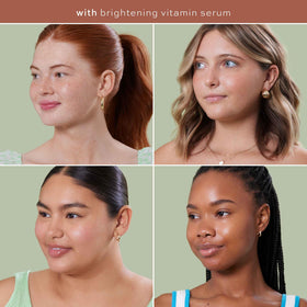 ITK serum in bathroom routine scene illustrating daily use and glow benefit