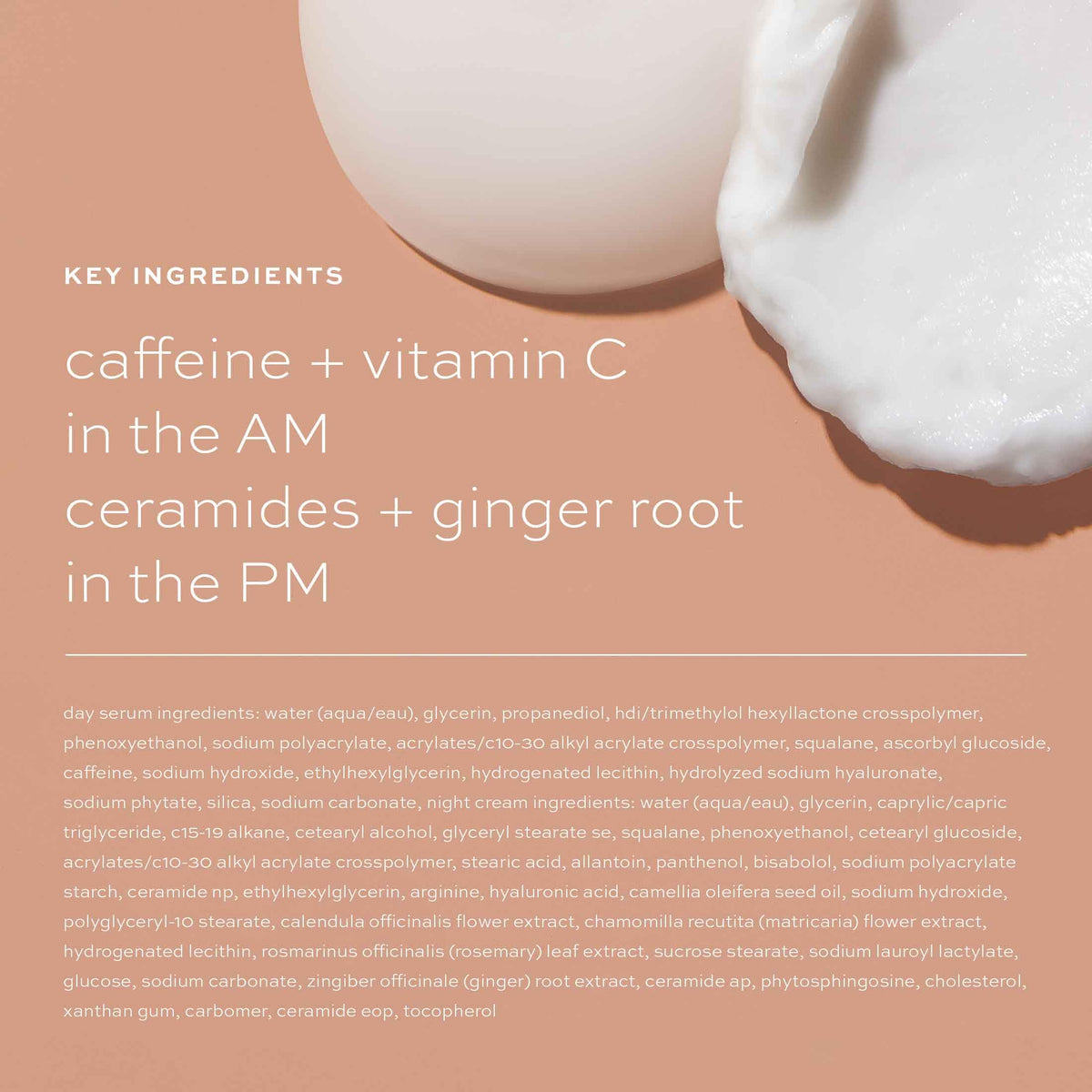 ITK night cream open jar showing ceramide-rich nourishing cream