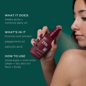 ITK spot treatment applicator closeup for precise blemish targeting