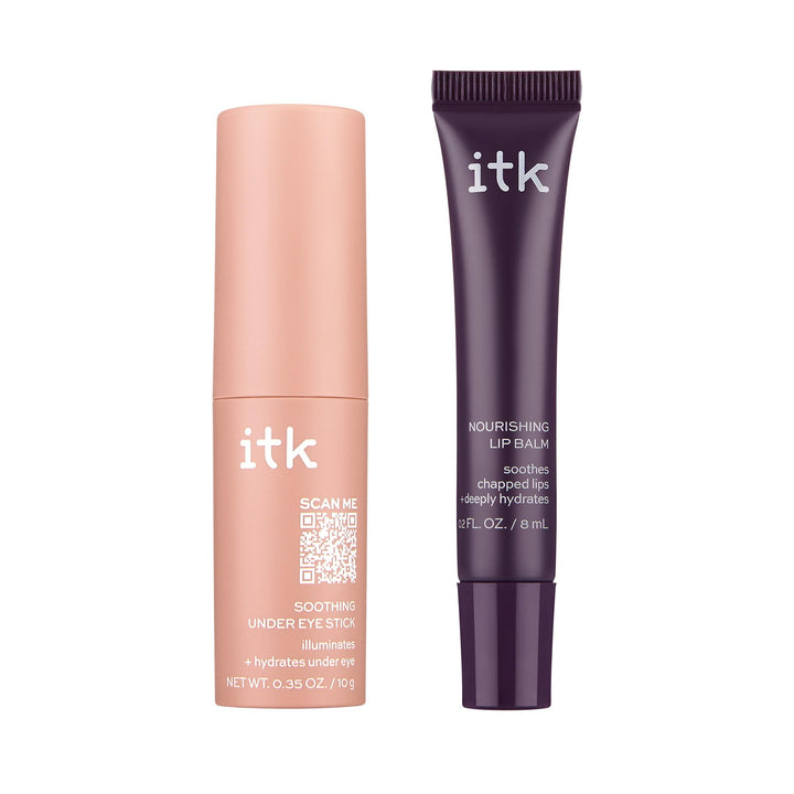 ITK under-eye stick front packaging showing product and benefits