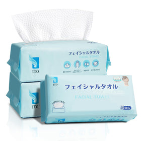 ITO CORPORATION front packaging showing pack of face towels and convenience