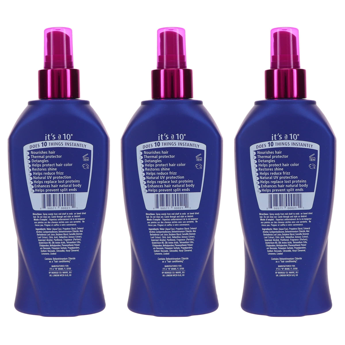 It's a 10 before and after hair photo showing smoother, shinier results