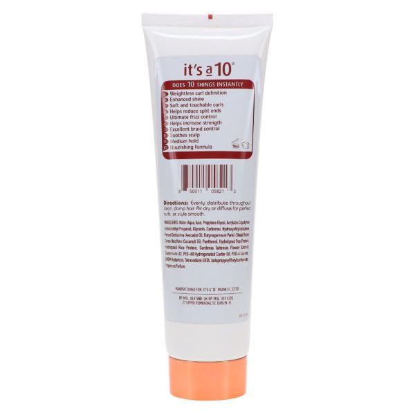 It's a 10 texture close-up of gelled oil showing glossy curl-defining benefit