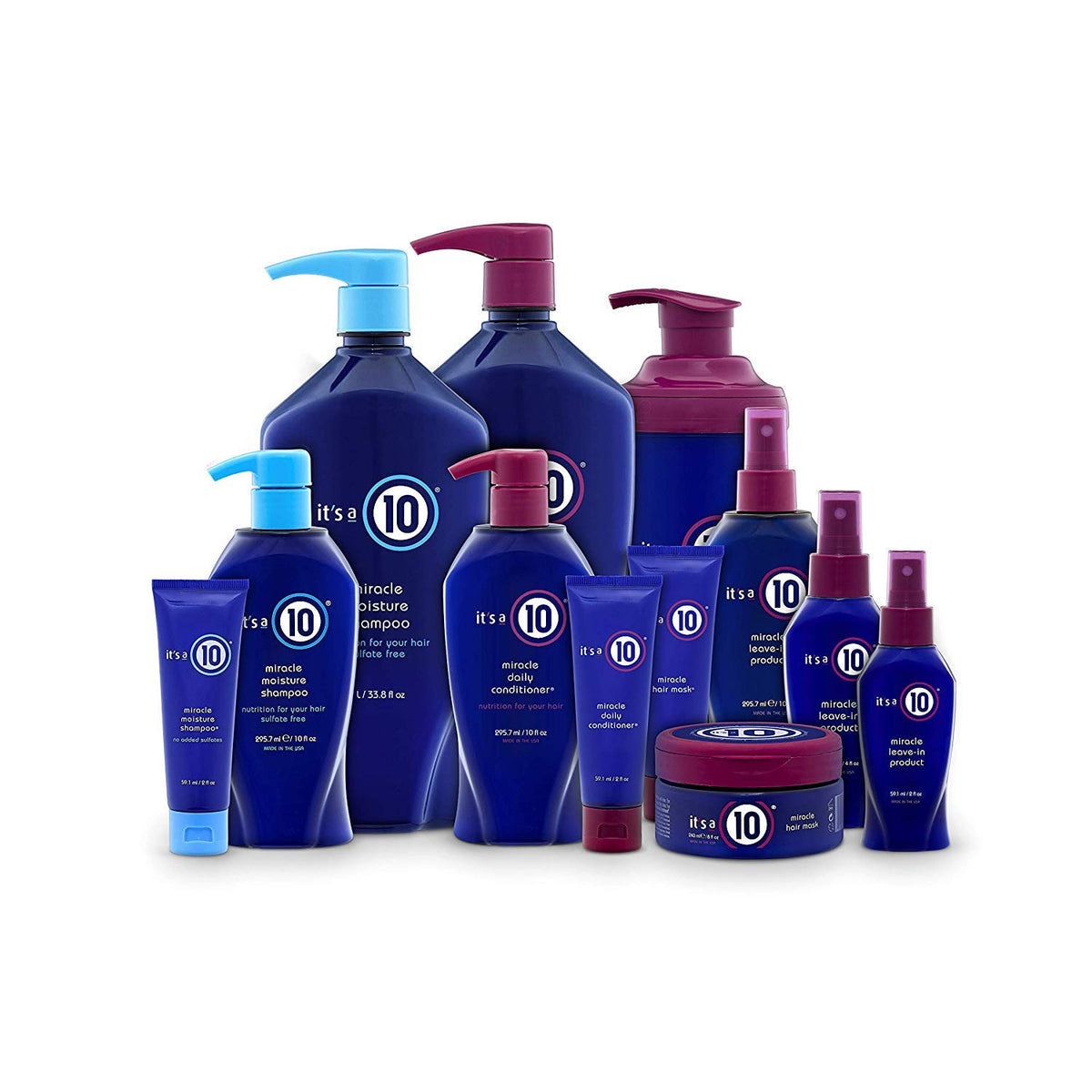 It's a 10 conditioner in bathroom setting demonstrating everyday salon-quality routine
