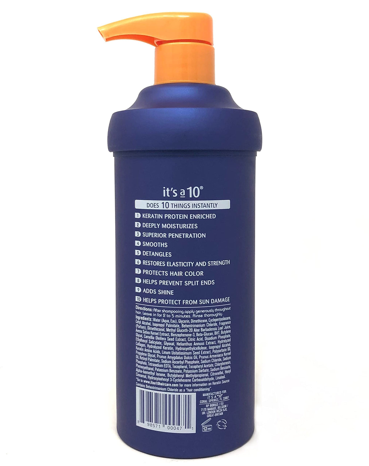It's a 10 cream close-up texture on hand, illustrating rich consistency and deep moisturizing benefit
