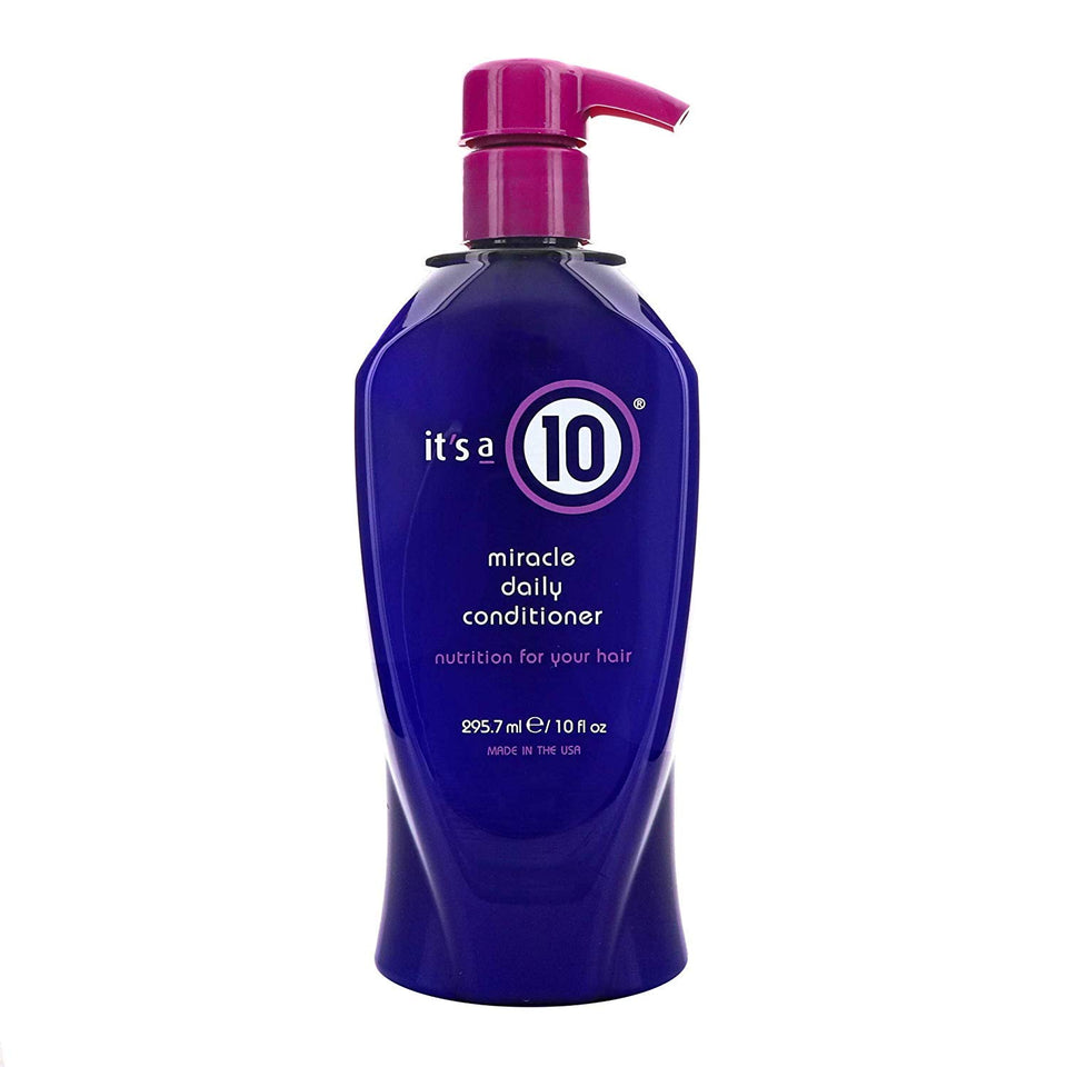 It's a 10 front bottle showing product and volume for quick identification and trust