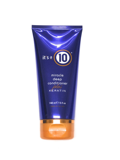 It's A 10 front packaging showing 5 oz jar and clear brand benefit