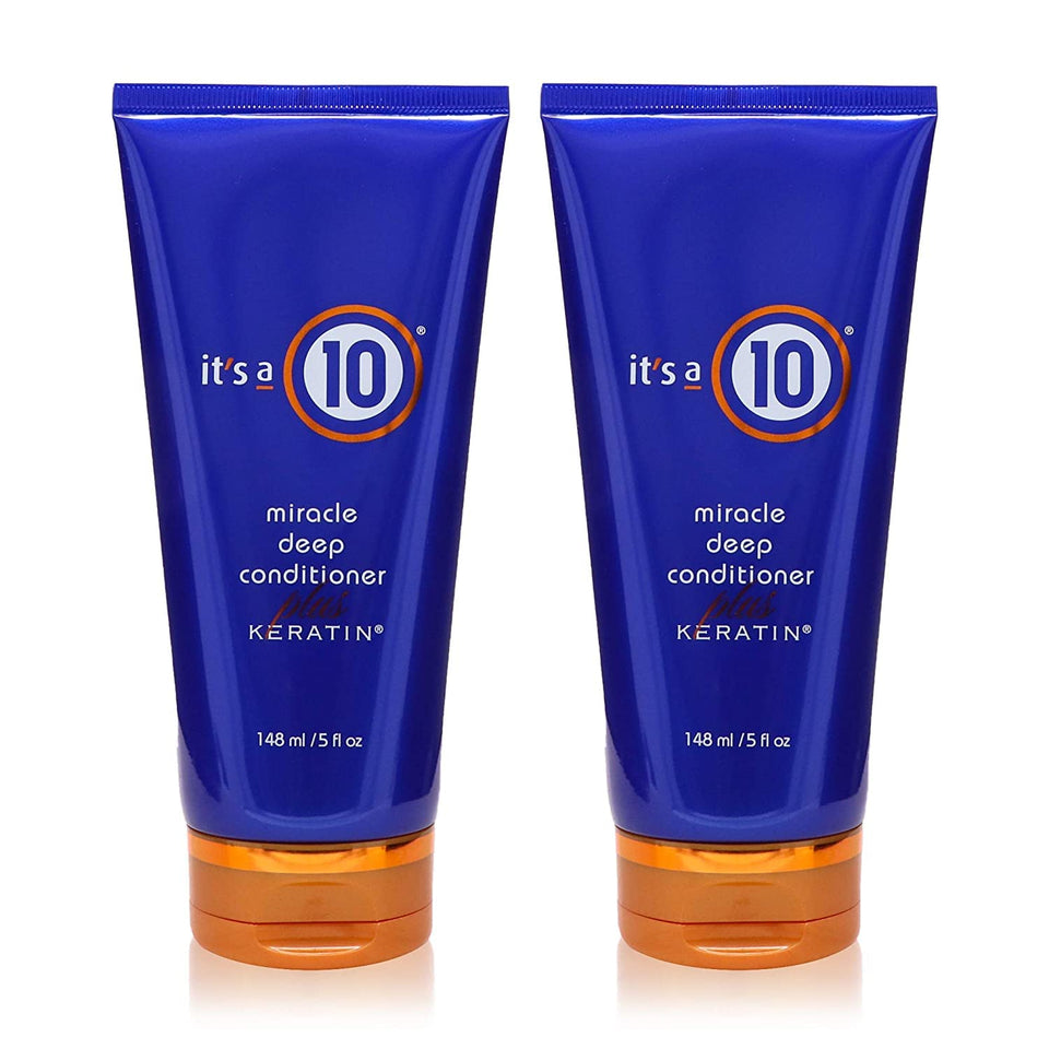 It's a 10 Haircare front packaging showing label and product benefits