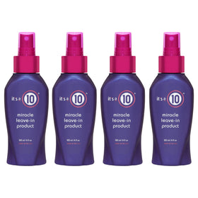 It's a 10 front packaging showing four 4 oz bottles and clear labeling for convenience