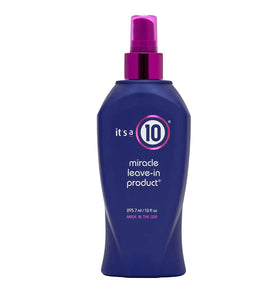 It's a 10 front packaging showing product and benefits for quick styling