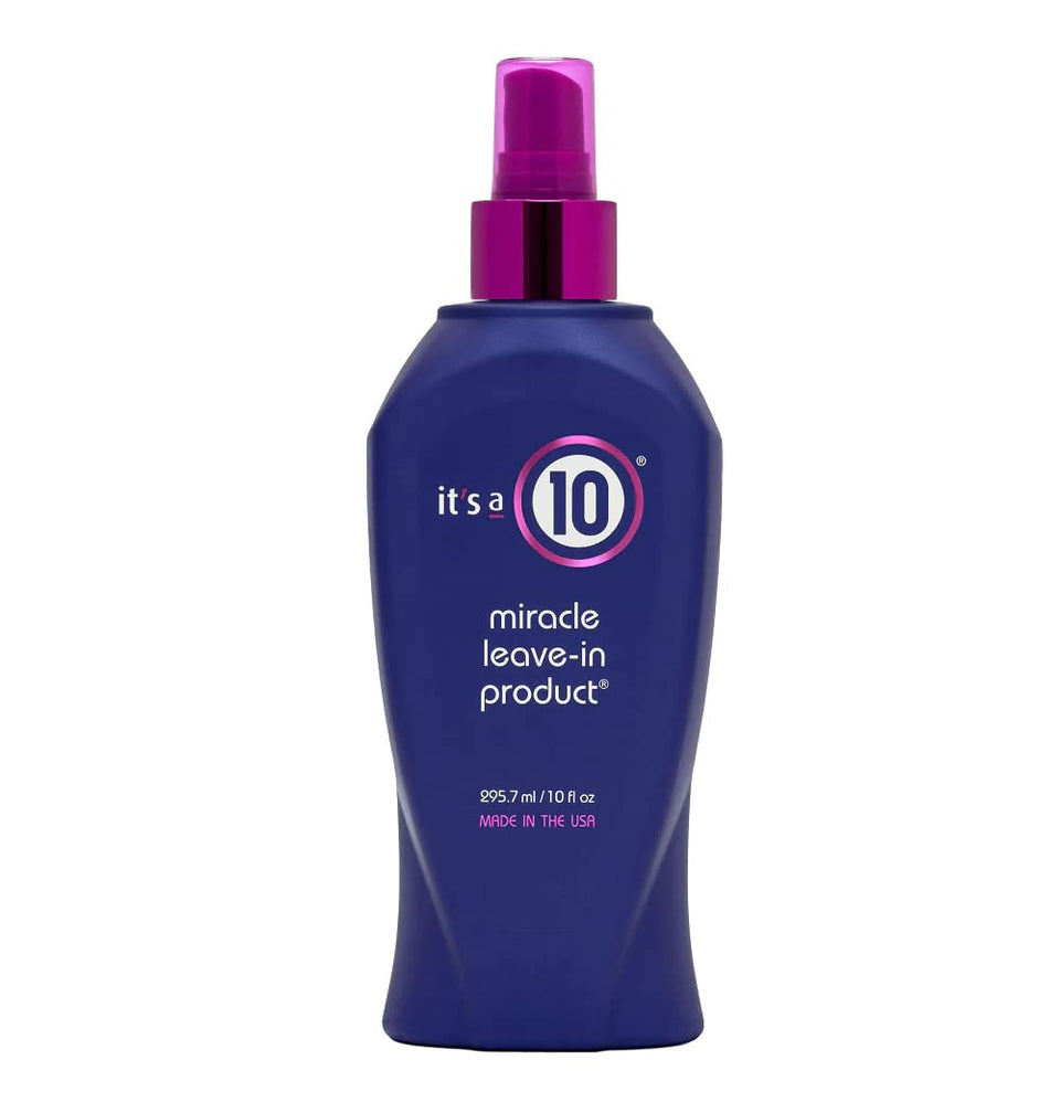 It's a 10 front packaging showing product and benefits for quick styling