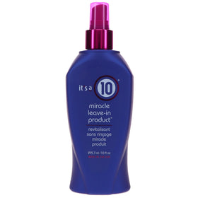 It's a 10 in salon styling use demonstrating heat protection during blow-dry