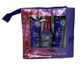 It's a 10 leave-in texture closeup demonstrating smooth shine and easy application