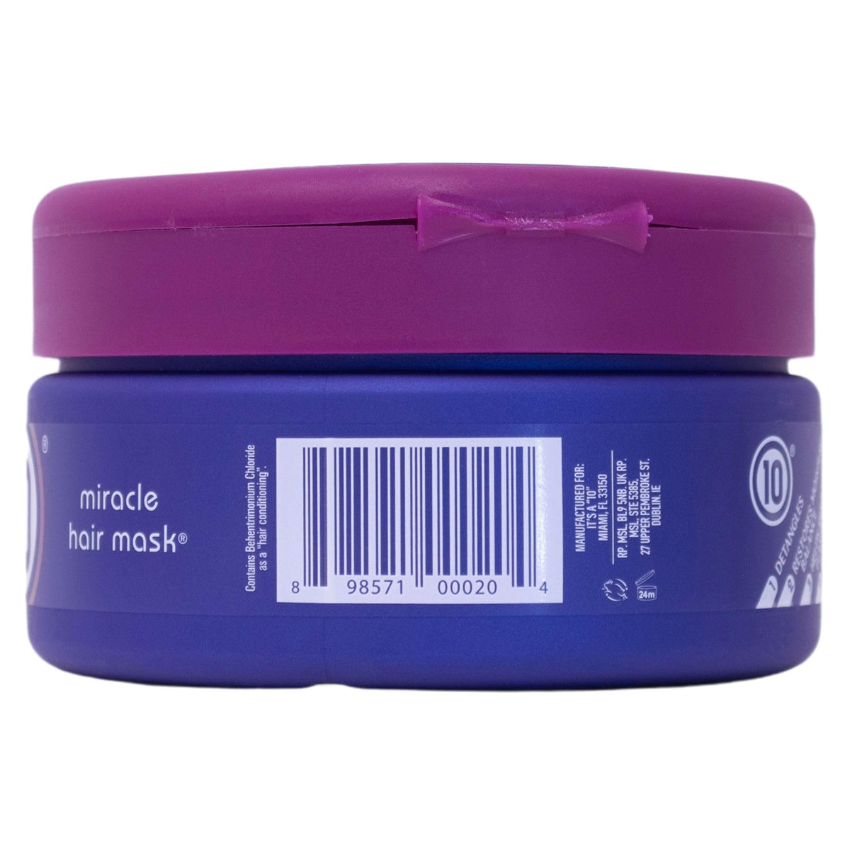 It's a 10 on finished hair showing glossy shine and improved manageability benefit