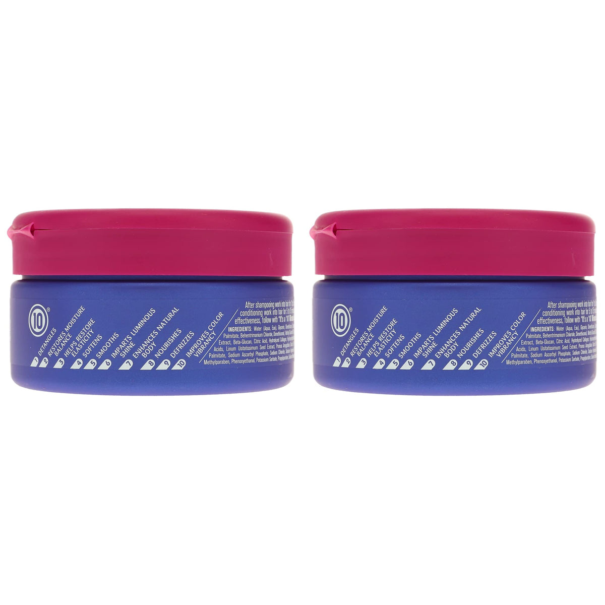 It's A 10 before and after hair improvement showing smoother shine