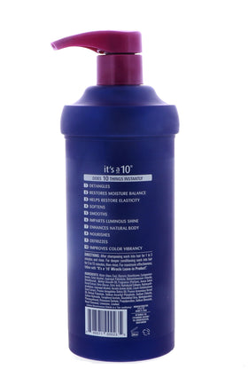 It's a 10 being applied to palm ready to hydrate and detangle hair