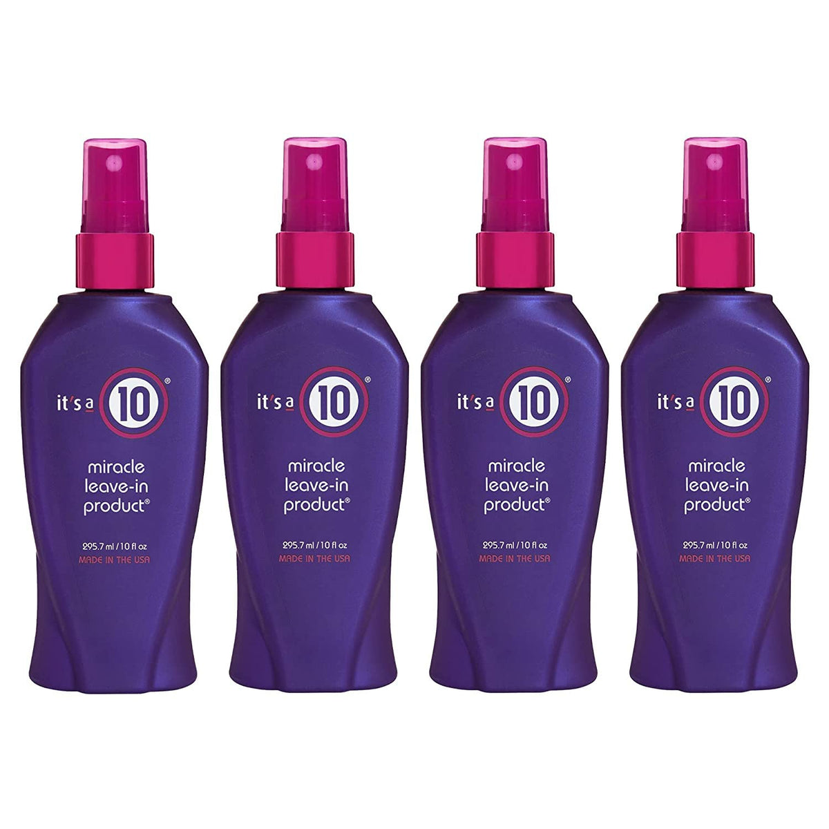 It's A 10 front packaging showing 10 oz bottle and benefits