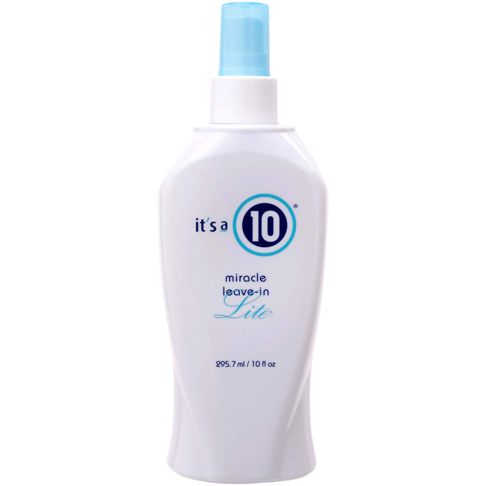 It's A 10 front packaging showing bottle and benefits for lightweight detangling