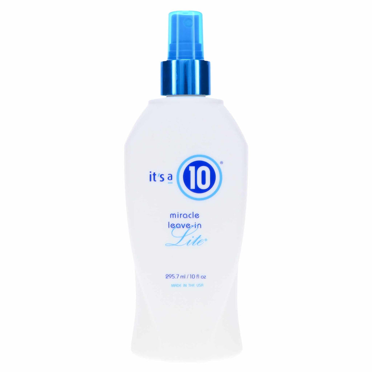It's A 10 Miracle Leave-In Lite front bottle showing label and 10 oz benefit