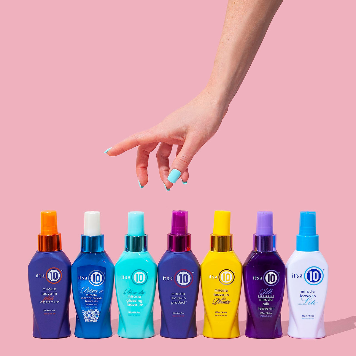 It's A 10 shampoo lather in shower showing moisturizing performance benefit