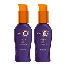 It's a 10 front packaging showing two bottles and benefits