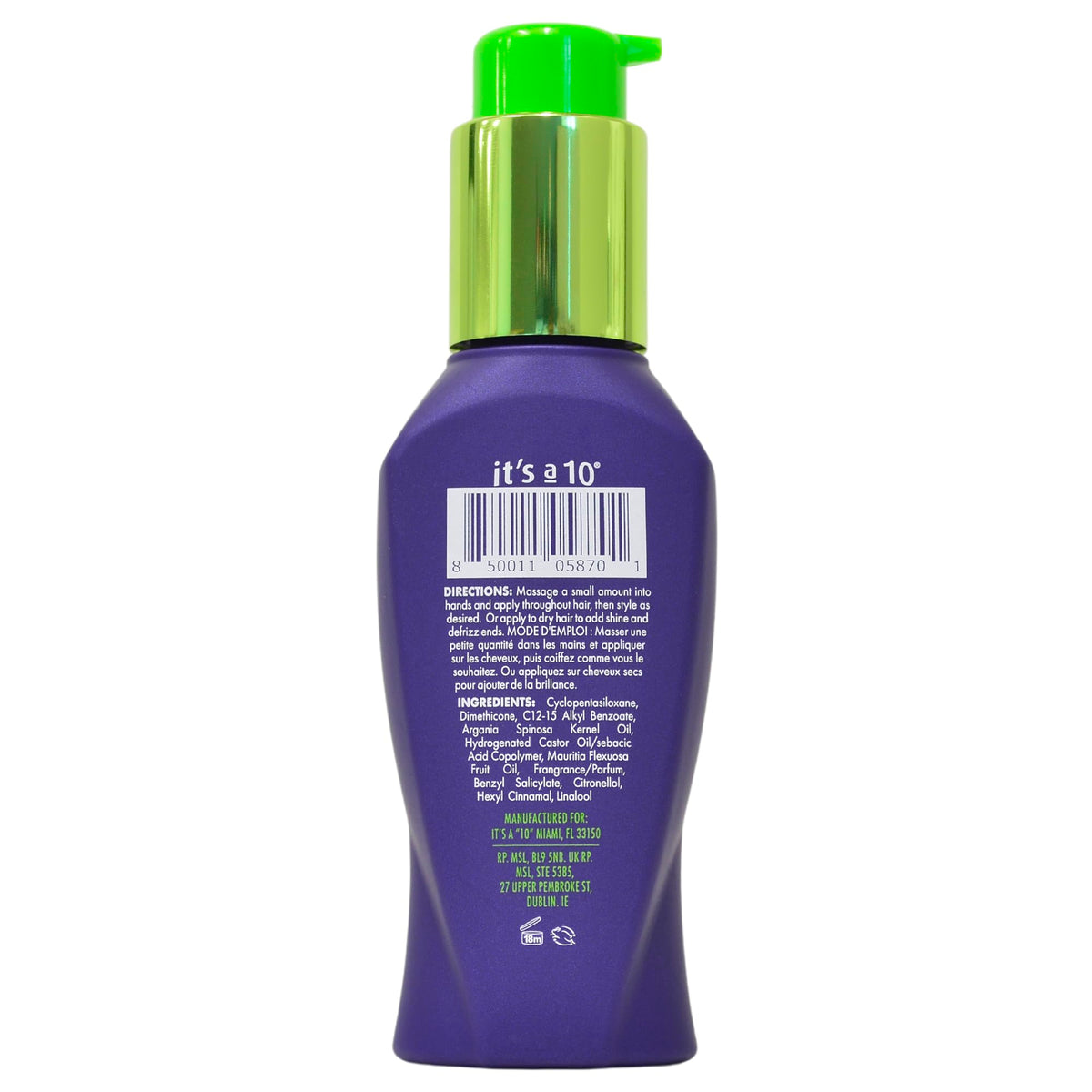 It's A 10 serum texture drop close-up highlighting silky consistency and easy spread