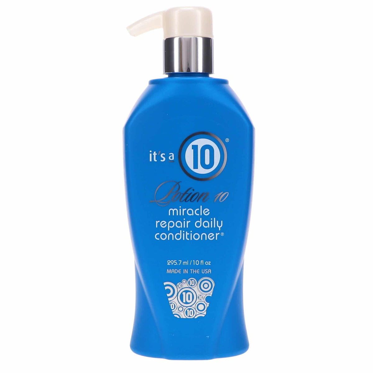 It's a 10 Haircare front packaging showing 10 oz bottle and repair benefits