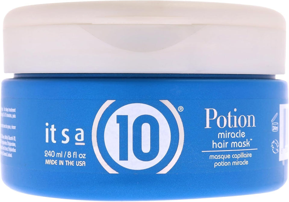 It's a 10 front packaging showing 8 oz jar for easy identification and shelf appeal