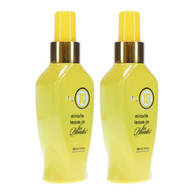 It's a 10 shiny blonde hair strands after use highlighting enhanced shine and smoothness