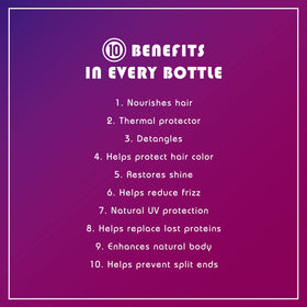 It's a 10 spray nozzle detail highlighting easy mist delivery and even application benefit