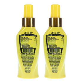 It's a 10 applied to damp blonde hair demonstrating tone correction and detangling