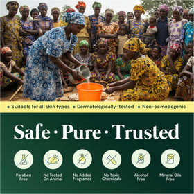 It's Pure Natural soap mixed with sugar showing exfoliation and smooth-skin benefit
