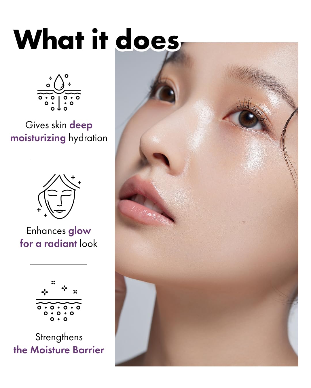 It'S SKIN cream application on fingertip demonstrating lightweight spreadability
