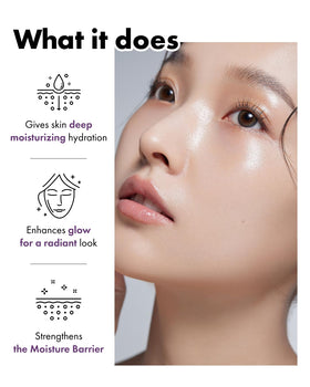 It'S SKIN cream application on fingertip demonstrating lightweight spreadability