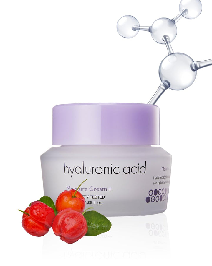 It'S SKIN front jar view showing compact moisturizer packaging and easy use