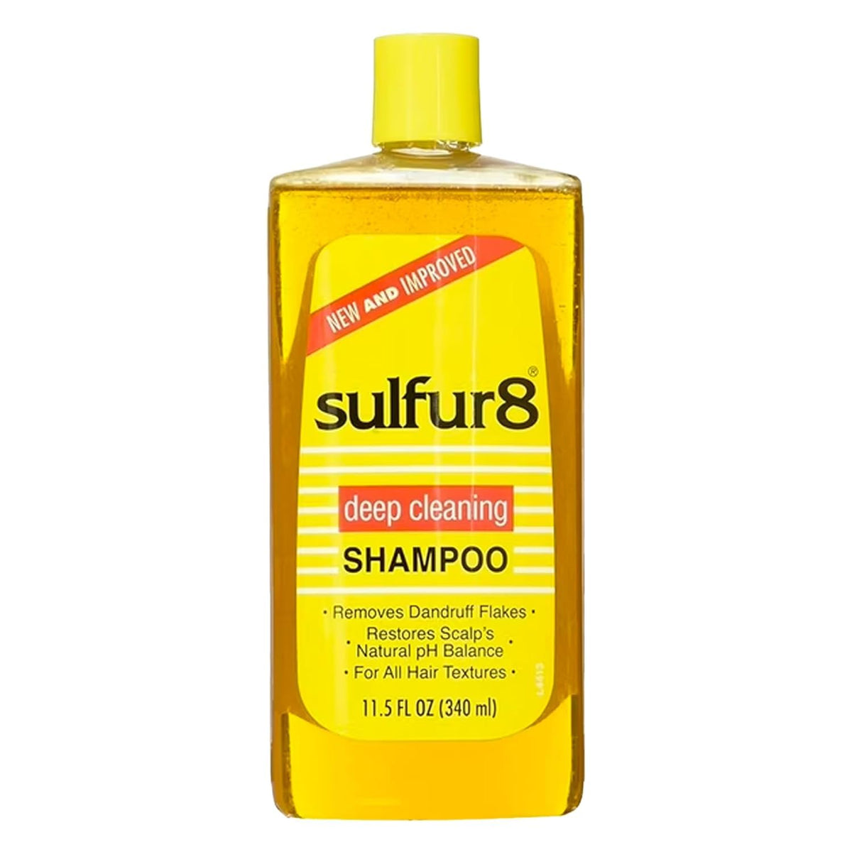 ItzBeauty Sulfur-8 front packaging showing bottle and clear label, promotes confidence