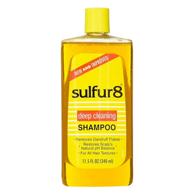 ItzBeauty Sulfur-8 front packaging showing bottle and clear label, promotes confidence