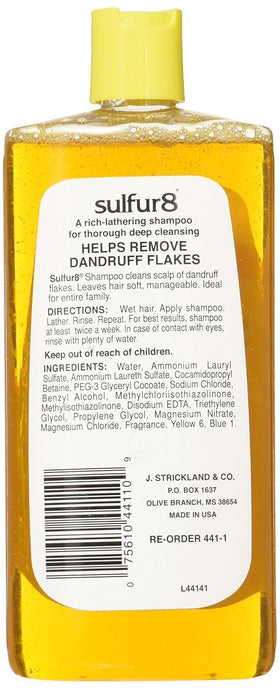 ItzBeauty Sulfur-8 in-use lather on scalp demonstrating deep-cleaning action and freshness